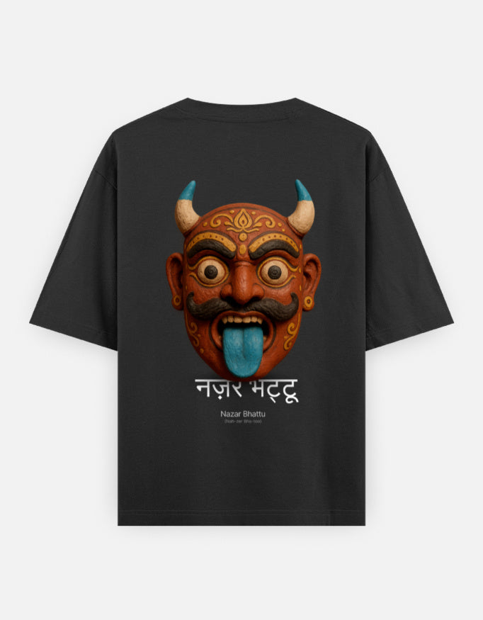 ONEZEROEIGHT BLACK NAZAR TEE